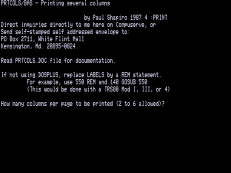 Screen shot